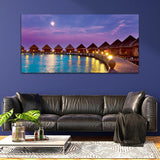 Maldives beach Canvas Wall Painting