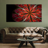 Red Flowers Canvas Wall Painting