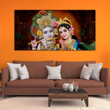 Colorful Wall Painting of Lord Radha Krishna