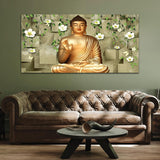 Meditating Buddha Beautiful Wall Painting & Art