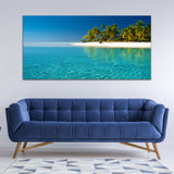 Beautiful Blue Sea with Canvas Wall Painting