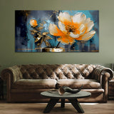 Abstract Yellow Canvas Wall Painting & Arts