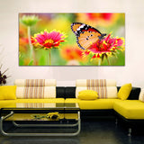 Flower Multicolor Canvas Wall Painting