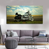 Beautiful Bick Stay outside Highway Canvas Wall Painting