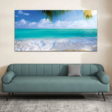 Beautiful Blue Sea with Canvas Wall Painting