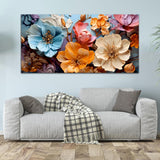 Beautiful Colorful Flower Canvas Wall Painting