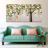 Abstact Tree and Canvas Wall Painting