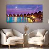 Maldives beach Canvas Wall Painting