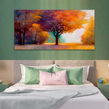 Colorful Tree Canvas Wall Painting