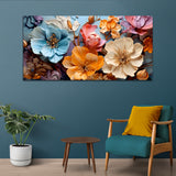 Beautiful Colorful Flower Canvas Wall Painting