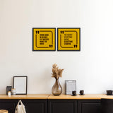 Beautiful Thoughts Set of 2 Wall Frames