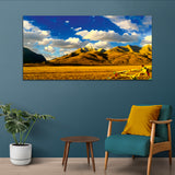 Beautiful Mountain with Blue Sky Canvas Wall Painting