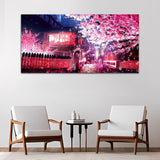 Beautiful Pink Tree Canvas Wall Painting