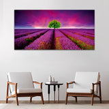 Single Tree with Garden Canvas Wall Painting & Arts