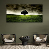 Beautiful Sky with Single Tree Canvas Wall Painting