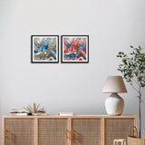 Beautiful Modern Set of 2 Wall Frames & Art