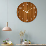 Beautiful Premium Rounded Wooden Wall Clock