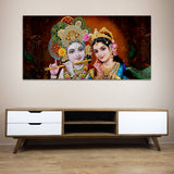 Colorful Wall Painting of Lord Radha Krishna