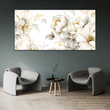 Beautiful White Flower Canvas Wall Painting