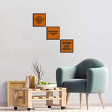 MOTIVATION Determines What You Do Quotes Set of 3 Wall Frames