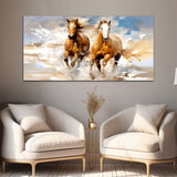 Two Running Horses Wall Paintings and Arts