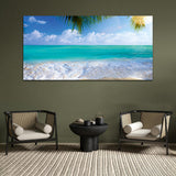 Beautiful Blue Sea with Canvas Wall Painting