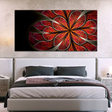 Red Flowers Canvas Wall Painting