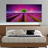 Single Tree with Garden Canvas Wall Painting & Arts