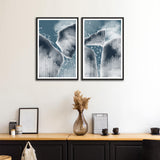 Beautiful Scenery & Art Set of 2 Wall Frames