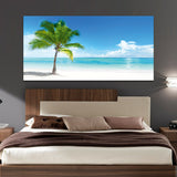 Beautiful Blue Sea with Canvas Wall Painting