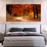 Beautiful Colorful Forest Tree Wall Painting