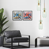 Beautiful Modern Set of 2 Wall Frames & Art