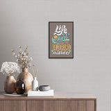 Beautiful Thoughts with Premium Single  Wall Frames