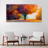 Colorful Tree Canvas Wall Painting