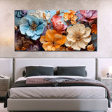 Beautiful Colorful Flower Canvas Wall Painting