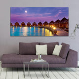 Maldives beach Canvas Wall Painting