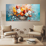 Flower Orange-Yellow Canvas Wall Painting