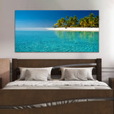 Beautiful Blue Sea with Canvas Wall Painting