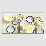 Abstract Trees Canvas Wall Painting & Arts