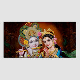 Colorful Wall Painting of Lord Radha Krishna