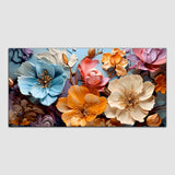 Beautiful Colorful Flower Canvas Wall Painting