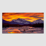 Mountain Sunrise Canvas Wall Painting