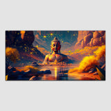 Beautiful Lord Buddha Canvas Wall Paintings