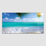 Beautiful Blue Sea with Canvas Wall Painting