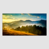 Beautiful Green Mountain and Forest Canvas Wall painting