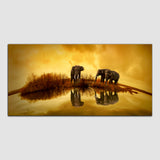 Elephant Canvas Wall Painting