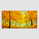 Beautiful Yellow Tree Wall Painting & Art