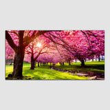 Beautiful Pink Tree Canvas Wall Painting