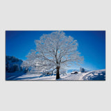 Blue Tree & Sky Canvas Wall Painting & Arts