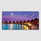 Maldives beach Canvas Wall Painting